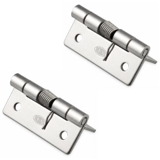 2 piese de curele cu arc de înaltă calitate, fabricate din oțel inoxidabil SUS304, 32 mm (1-17/64"), cuplu: 12,3 N·m, TH-61SUS-2. Balama robustă cu arc pentru clapete de dispozitiv, uși de carcater, capace și multe altele, de la TOCHIGIYA (Japonia)