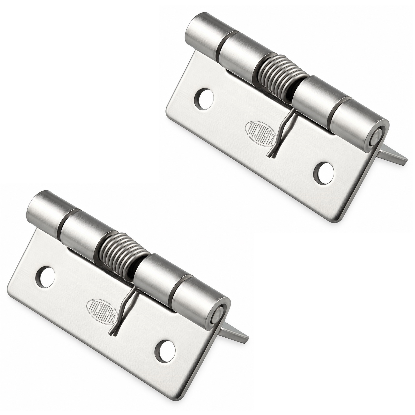 2 piese de curele cu arc de înaltă calitate, fabricate din oțel inoxidabil SUS304, 32 mm (1-17/64"), cuplu: 12,3 N·m, TH-61SUS-2. Balama robustă cu arc pentru clapete de dispozitiv, uși de carcater, capace și multe altele, de la TOCHIGIYA (Japonia)