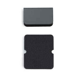 Contraplacă pentru grosimea sticlei 5 mm (13/64") K-110B, 35 mm (1-3/8") de la Sugatsune, neagră. Imaginea produsului