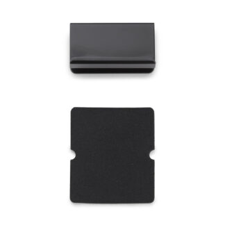 Contraplacă pentru grosimea sticlei de 6 mm (15/64"), cu funcție de mâner K-150B și K-130-P6, 40 mm (1-37/64") de la Sugatsune, neagră. Imaginea produsului
