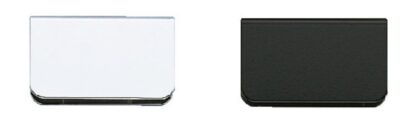 Contraplacă pentru grosimea sticlei 6 mm (15/64"), din oțel, suprafață: cromată, 35 mm (1-3/8"), K-110CR și K-110-P6. Omolog pentru ușa dulapului din sticlă, muscarul magnetic și multe altele, de Sugatsune / LAMP® (Japonia) - imagine 3