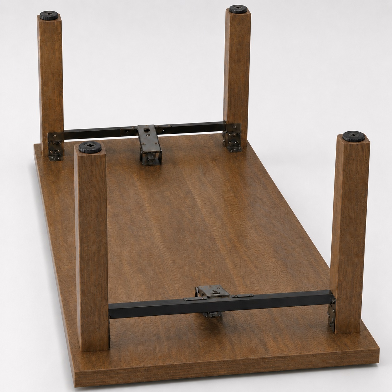 4 piese de reglaj robust pentru mobilier, capacitate de încărcare: 600 kg (1323 lbs), suprafață: neagră, ⌀25 mm (63/64"), versiune: cu soclu Phillips pentru șurubelniță, B572-25-BK. Picior reglabil pentru mobilier și multe altele, de Kojima (Japonia) - imagine 6