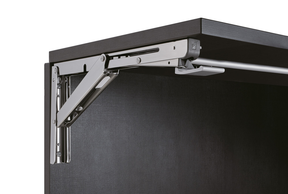 Biela practică, versiune: pentru două console pliabile, EB-907560 și EB-907572. Maneta de conectare cu o singură mână pentru consola pliabilă Robust Soft by ROCA și EB-DA, de la Sugatsune / LAMP® (Japonia) - imagine 5