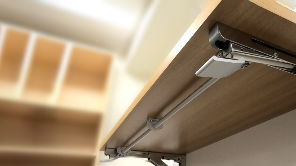 Biela practică, versiune: pentru două console pliabile, EB-907560 și EB-907572. Maneta de conectare cu o singură mână pentru consola pliabilă Robust Soft by ROCA și EB-DA, de la Sugatsune / LAMP® (Japonia) - imagine 6