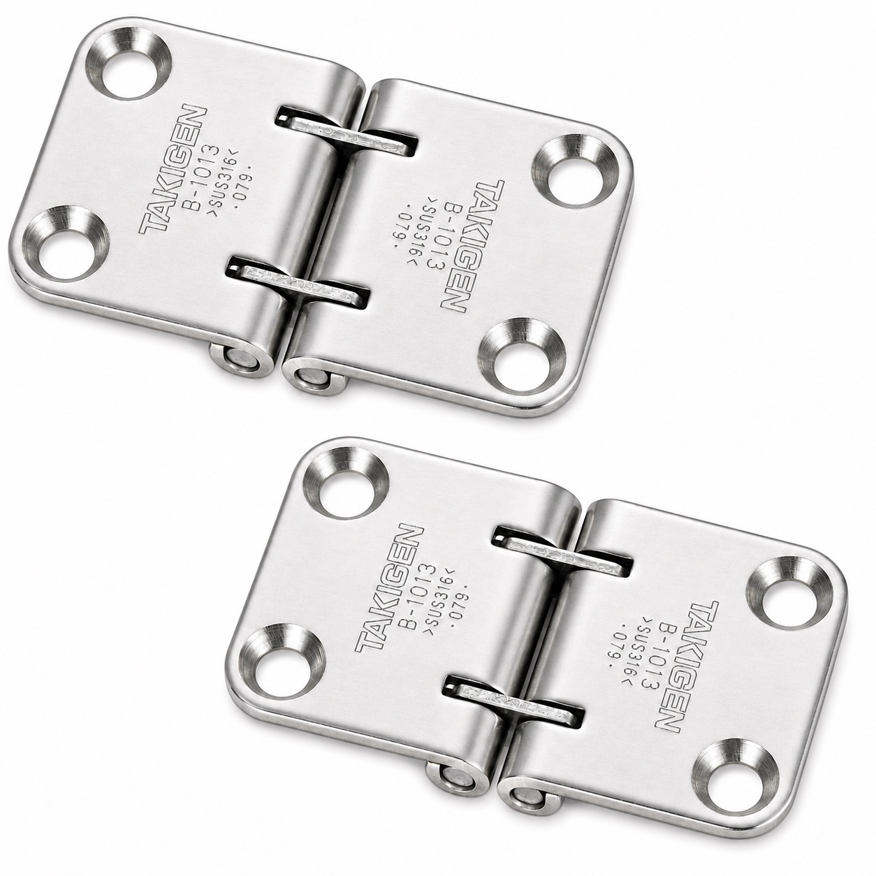2 bucăți balama hatch din inox de înaltă calitate, B-1013, dimensiune: 70mm, de la TAKIGEN. Poza produsului