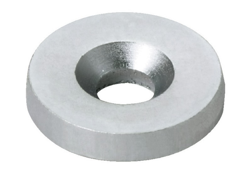 8 piese cu o placă magnetică rotundă, suprafață: cromat de zinc, 12 mm (15/32"), W4. Echivalent magnetic pentru încuietori magnetice, încuietoare magnetice, ușă de dulap și multe altele, de la Sugatsune / LAMP® (Japonia) - imagine 3