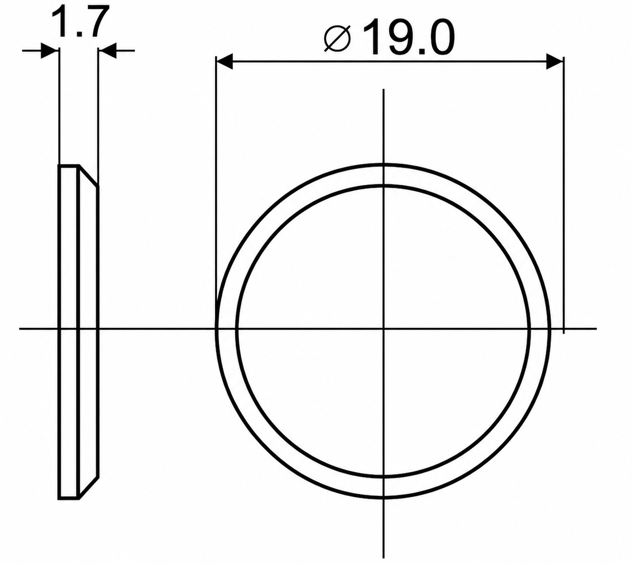 10 piese pentru placă autoadezivă, suprafață: placată cu nichel, ⌀19 mm (3/4"), versiune: rotundă, 22.01.118. Contraparte de înaltă calitate pentru încuietori magnetice și multe altele, de la SISO Danemarca - imagine 2