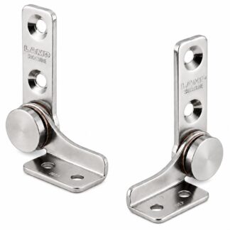 Set de 2 balamale de frecare (stânga + dreapta), cuplu: 1,4 N·m, HG-TB7. 2 balamale de frecare de înaltă calitate pentru capace de dispozitive, clapete de mobilier, carcase pentru monitoare și multe altele, de la Sugatsune / LAMP® (Japonia)