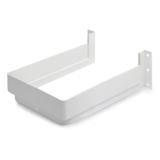 Decupaj sifon de înaltă calitate, din plastic, suprafață: alb, 3011915. Protecție sifon dreptunghiular pentru unitate de toaletă, dulap de bucătărie, dulap de baie, sifon, scurgere și multe altele, de la EMUCA