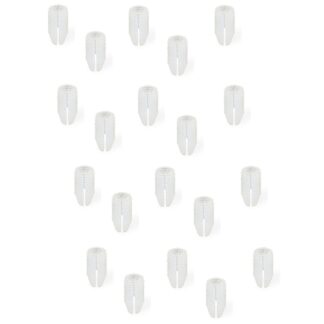 Manșon de acționare robust de 20 de bucăți potrivit pentru șuruburi ⌀3 mm, din nailon (PA), 11 mm (7/16"), 9003620. Manșon de expansiune practic pentru conectarea mobilierului, montarea carcasei, montarea rafturilor și multe altele, de la EMUCA