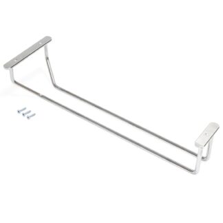 Suport pentru pahare de vin de înaltă calitate, din oțel, suprafață: cromată, 340 mm (13-25/64"), 8938011. Cuier practic pentru pahare de vin, pahare de șampanie, pahare de cocktail, pahare de coniac, pahare și multe altele, de la EMUCA