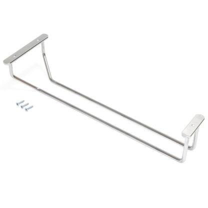 Suport pentru pahare de vin de înaltă calitate, din oțel, suprafață: cromată, 340 mm (13-25/64"), 8938011. Cuier practic pentru pahare de vin, pahare de șampanie, pahare de cocktail, pahare de coniac, pahare și multe altele, de la EMUCA
